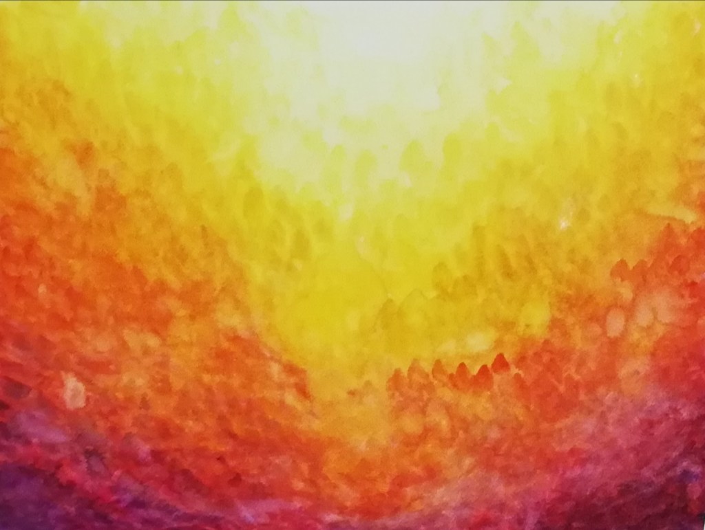 Acuarela El entusiasmo